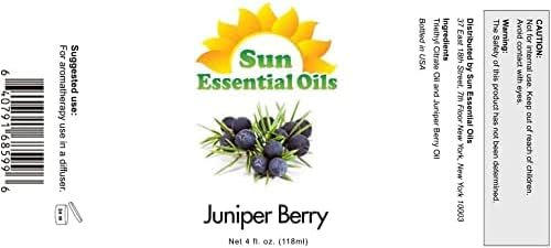 Sun Essential Oils - 4 oz Frankincense Essential Oil with Dropper for Diffuser and Aromatherapy Massage Sun Essential