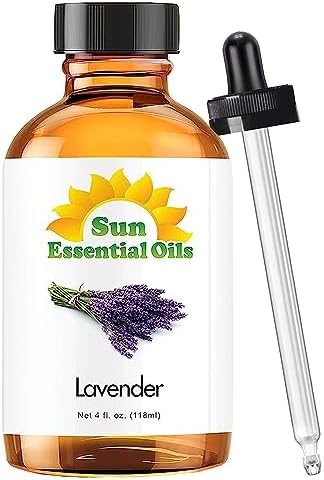 Sun Essential Oils - 4 oz Frankincense Essential Oil with Dropper for Diffuser and Aromatherapy Massage Sun Essential