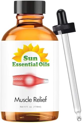 Sun Essential Oils - 4 oz Frankincense Essential Oil with Dropper for Diffuser and Aromatherapy Massage Sun Essential