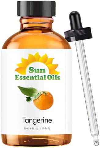 Sun Essential Oils - 4 oz Frankincense Essential Oil with Dropper for Diffuser and Aromatherapy Massage Sun Essential