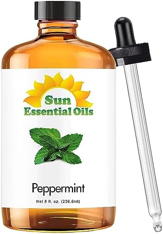 Sun Essential Oils - 4 oz Frankincense Essential Oil with Dropper for Diffuser and Aromatherapy Massage Sun Essential