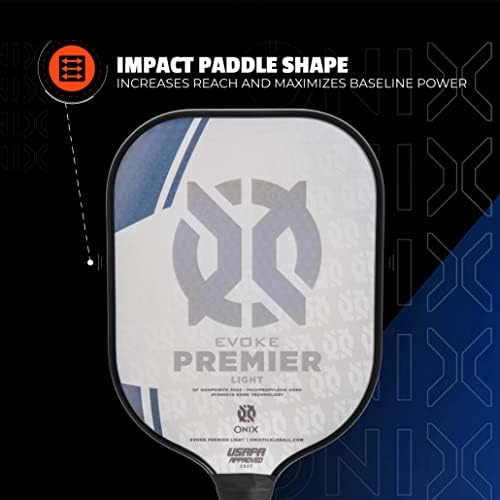 Onix Evoke Premier Professional Tournament Pickleball Paddle - Composite Face for Peak Performance | Onix Evoke Premier