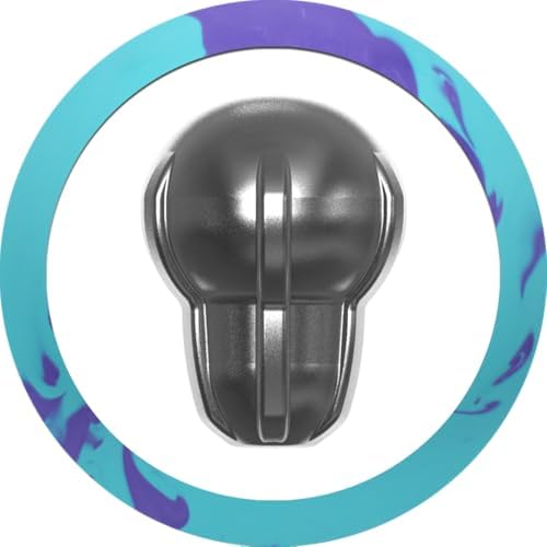 MOTIV Max Thrill Hybrid Bowling Ball for Beginners | Huge Value and Performance | Sky Blue Solid with Purple Pearl, 12 p