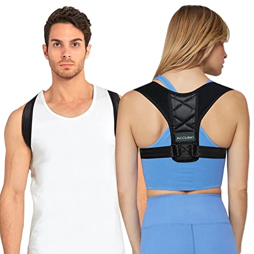Posture Corrector for Men & Women, Clavicle Support Brace, Adjustable Back Straightener, Neck & Back Pain Relief | Post