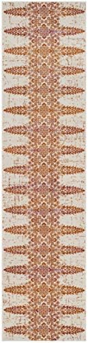 SAFAVIEH Evoke Collection Area Rug - Ivory & Gold, Non-Shedding & Easy Care, Ideal for High Traffic Areas in Living Room - Image 72