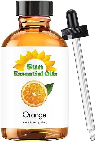 Sun Essential Oils - 4 oz Frankincense Essential Oil with Dropper for Diffuser and Aromatherapy Massage Sun Essential
