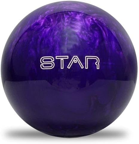 ELITE Star Polyester Bowling Ball - High Durability & Easy Grip - Best for Spare Shooting & League Games - Great for Beg