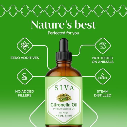 Siva Frankincense Essential Oil - 4 Fl Oz – 100% Natural Boswellia Serrata Oil - for Aromatherapy, Skin Care, and Hair C