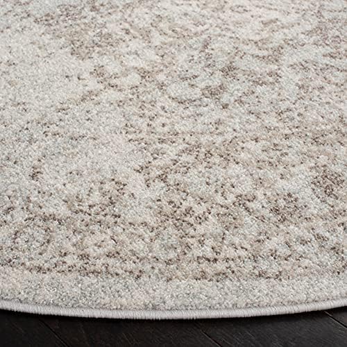 SAFAVIEH Evoke Collection Area Rug - Grey & Gold, Shabby Chic Oriental Medallion Design, Non-Shedding & Easy Care, Perfe - Image 212