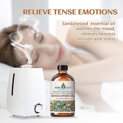 Evoke Occu Bergamot & Sandalwood Essential Oils for Men - Stress Relief, Relaxation, 4 Fl Oz Evoke Occu Bergamot & San