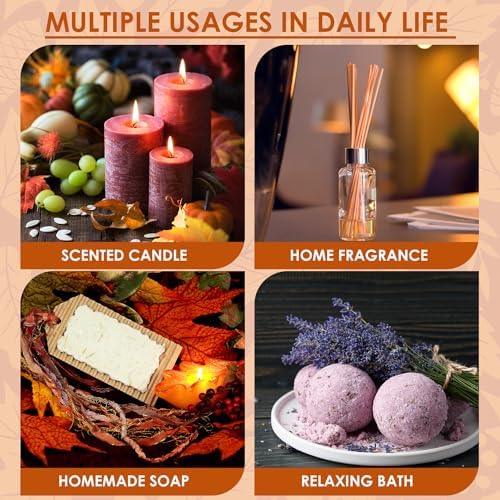 ARVIDSSON Autumn Spice Essential Oil Set - Cinnamon, Pumpkin Pie, Harvest Spice | Perfect for Diffusing in Your Home th