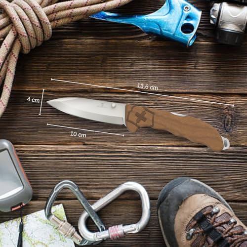 Victorinox Evoke Swiss Army Knife: Foldable Blade, Thumb Stud & Lockback Mechanism for Outdoor Enthusiasts