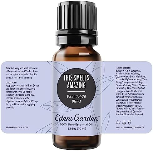 Edens Garden Vanilla Sandalwood Essential Oil Blend - Therapeutic for Aromatherapy, Natural Skin Care, Best for Diffusin