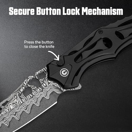 CIVIVI Men's Biophase Flipper Tactical Pocket Knife, Lightweight for Camping and Hunting, C23083C-2 (OD Green)