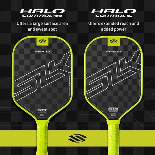 Selkirk Sport SLK Halo Raw Carbon Fiber Pickleball Paddle for Advanced Players | USA Designed | T700, 18k Ultraweave, A