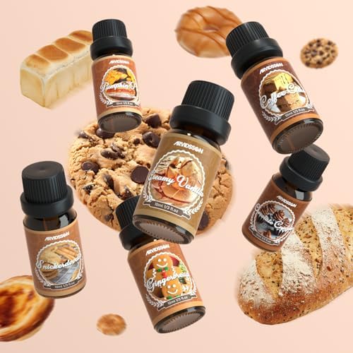 ARVIDSSON Autumn Spice Essential Oil Set - Cinnamon, Pumpkin Pie, Harvest Spice | Perfect for Diffusing in Your Home th