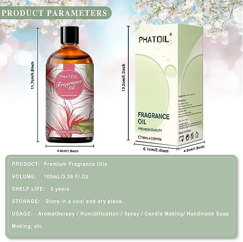 PHATOIL |38FL.OZ Coffee Fragrance Oils for Aromatherapy - Perfect for Diffuser and DIY Projects, Essential Oils for Home