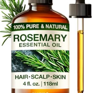 100% Pure Natural Rosemary Oil for Hair, Skin & More (4 Fl Oz)