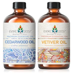 EVOKE OCCU Cedarwood & Vetiver Essential Oil - 4 Fl Oz
