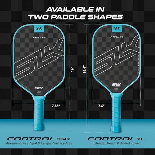 Selkirk Sport SLK Halo Raw Carbon Fiber Pickleball Paddle for Advanced Players | USA Designed | T700, 18k Ultraweave, A