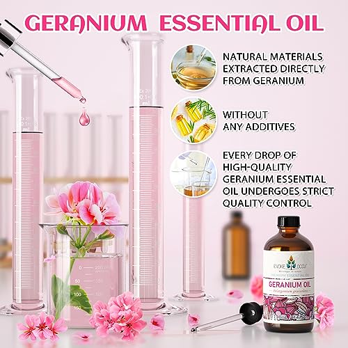 EVOKE OCCU Geranium & Cedarwood Essential Oil - 4 Fl Oz