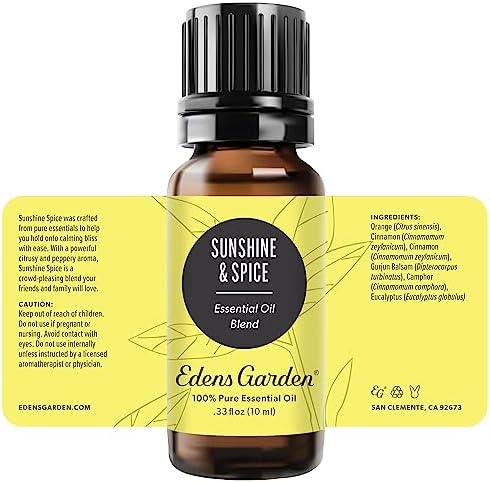 Edens Garden Vanilla Sandalwood Essential Oil Blend - Therapeutic for Aromatherapy, Natural Skin Care, Best for Diffusin