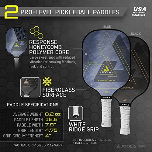 JOOLA Beastmode Marshawn Lynch Pickleball Paddle Set for Enthusiasts - Perfect for Practice and Competition | JOOLA Bea