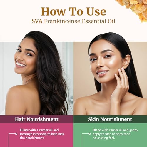 SVA Organic Frankincense Essential Oil – 100% Natural Boswellia Serrata Oil for Aromatherapy and Skin Care
SVA Organic F - Image 5