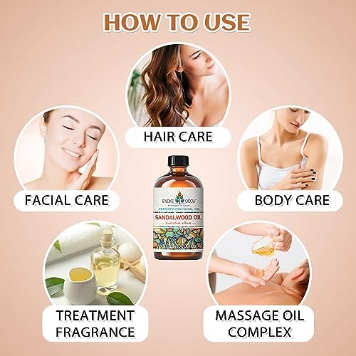 Evoke Occu Bergamot & Sandalwood Essential Oils for Men - Stress Relief, Relaxation, 4 Fl Oz Evoke Occu Bergamot & San