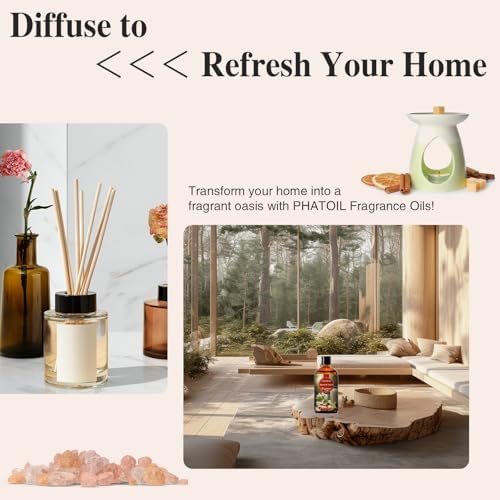 PHATOIL |38FL.OZ Coffee Fragrance Oils for Aromatherapy - Perfect for Diffuser and DIY Projects, Essential Oils for Home