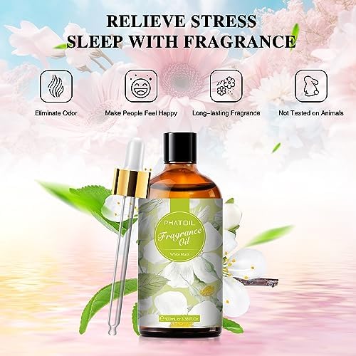 PHATOIL |38FL.OZ Coffee Fragrance Oils for Aromatherapy - Perfect for Diffuser and DIY Projects, Essential Oils for Home