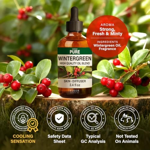 KUKKA Cinnamon Essential Oils for Hair, Skin, Diffuser, Aromatherapy & DIY Soap Making - 4 Fl Oz - Aromatherapy.Monthly