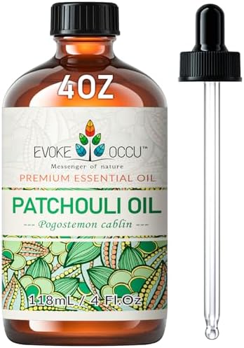 EVOKE OCCU Lemon and Patchouli Essential Oil for Relaxation - Stress Relief and Sleep Aid - 4 Fl Oz