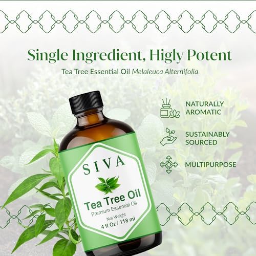 Siva Frankincense Essential Oil - 4 Fl Oz – 100% Natural Boswellia Serrata Oil - for Aromatherapy, Skin Care, and Hair C