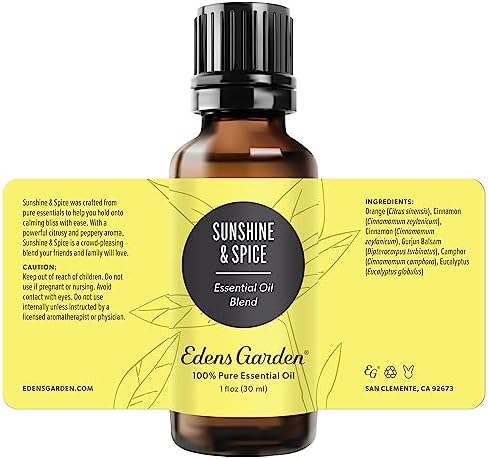 Edens Garden Vanilla Sandalwood Essential Oil Blend - Therapeutic for Aromatherapy, Natural Skin Care, Best for Diffusin