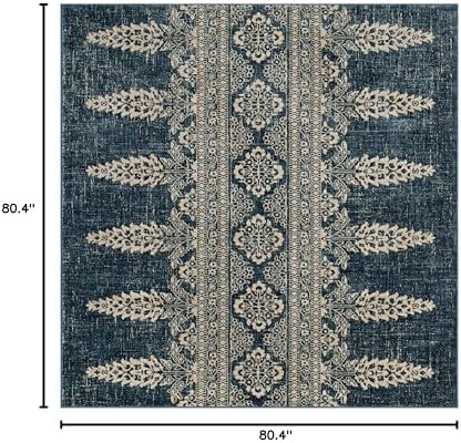 SAFAVIEH Evoke Collection Area Rug - Ivory & Gold, Non-Shedding & Easy Care, Ideal for High Traffic Areas in Living Room - Image 35