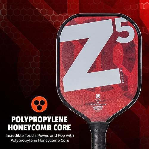 Onix Graphite MOD Z5 Carbon Fiber Pickleball Paddle for Comfortable Play | Onix Graphite MOD Z5 Cushion Comfort Carbon