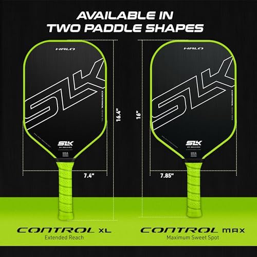 Selkirk Sport SLK Halo Raw Carbon Fiber Pickleball Paddle for Advanced Players | USA Designed | T700, 18k Ultraweave, A
