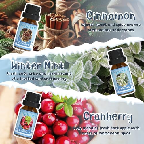ARVIDSSON Autumn Spice Essential Oil Set - Cinnamon, Pumpkin Pie, Harvest Spice | Perfect for Diffusing in Your Home th