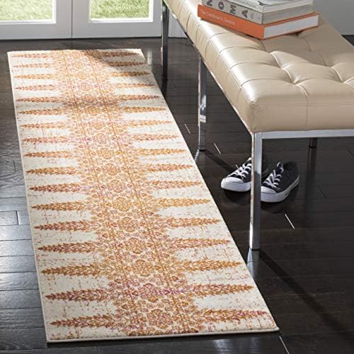 SAFAVIEH Evoke Collection Area Rug - Ivory & Gold, Non-Shedding & Easy Care, Ideal for High Traffic Areas in Living Room - Image 71