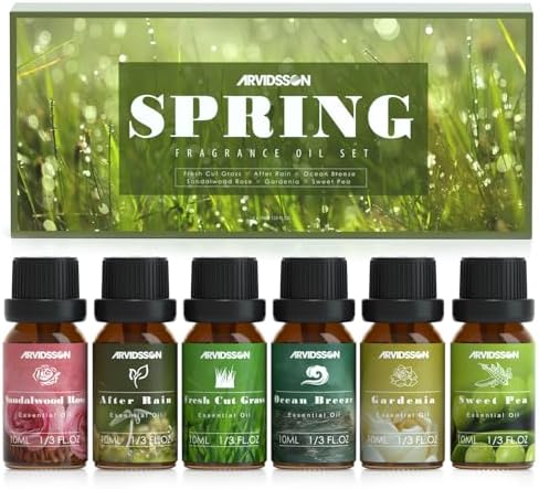 ARVIDSSON Autumn Spice Essential Oil Set - Cinnamon, Pumpkin Pie, Harvest Spice | Perfect for Diffusing in Your Home th
