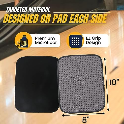 TonGass Microfiber Bowling Ball Towel Premium Quality for Bowling Enthusiasts in Convenient 3-Pack Format