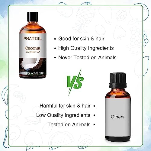 PHATOIL |38FL.OZ Coffee Fragrance Oils for Aromatherapy - Perfect for Diffuser and DIY Projects, Essential Oils for Home