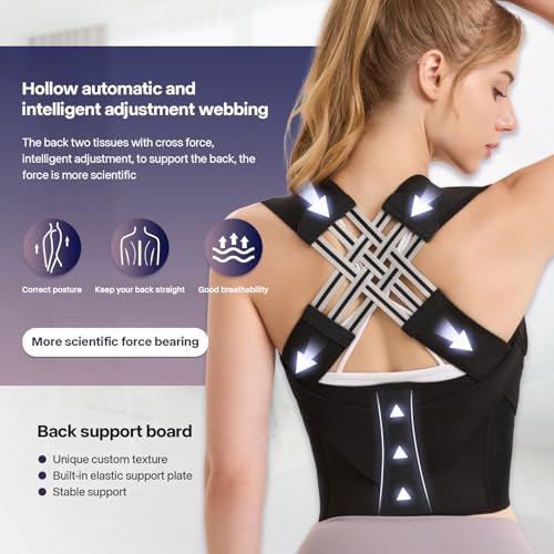 Adjustable Back Brace for Women and Men - Posture Corrector and Scoliosis Support | Women and Men's Posture Corrector B