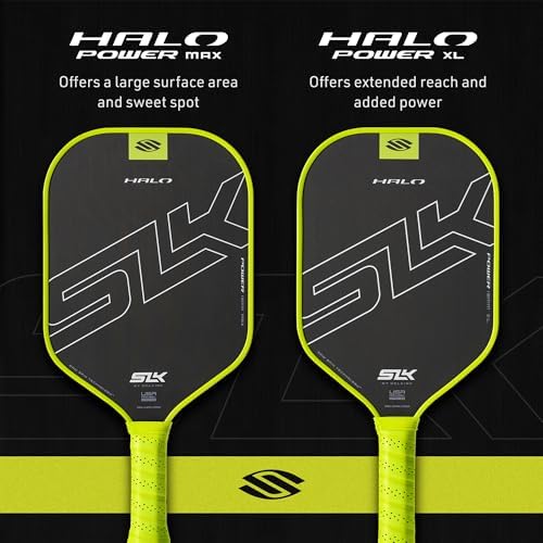 Selkirk Sport SLK Halo Raw Carbon Fiber Pickleball Paddle for Advanced Players | USA Designed | T700, 18k Ultraweave, A