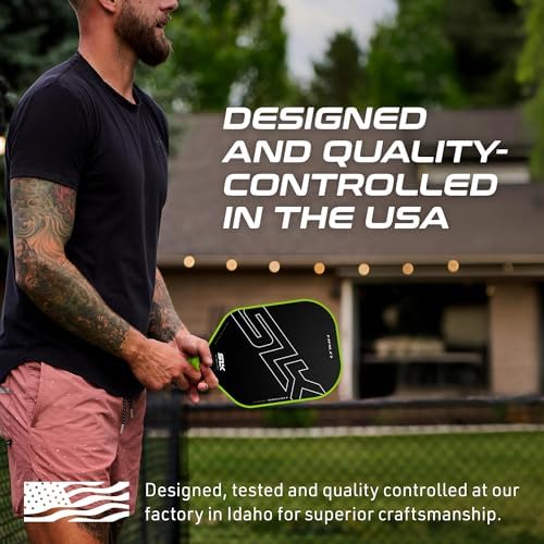 Selkirk Sport SLK Halo Raw Carbon Fiber Pickleball Paddle for Advanced Players | USA Designed | T700, 18k Ultraweave, A