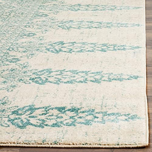 SAFAVIEH Evoke Collection Area Rug - Ivory & Gold, Non-Shedding & Easy Care, Ideal for High Traffic Areas in Living Room - Image 24