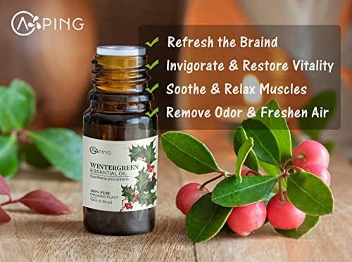 Pure Sandalwood Essential Oil for Diffuser and Aroma - 100% Organic, Santalum Album - 0.33oz | Pure Sandalwood Essentia