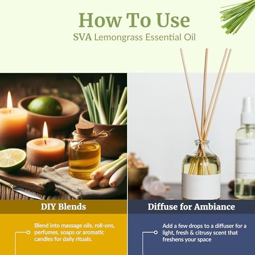 SVA Organic Frankincense Essential Oil – 100% Natural Boswellia Serrata Oil for Aromatherapy and Skin Care
SVA Organic F - Image 52