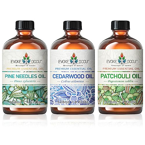 EVOKE OCCU Pure Patchouli Essential Oil 4 FL Oz for Diffuser & Fragrance